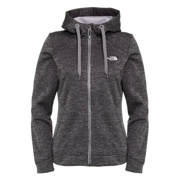 The North Face Womens Kutum Full Zip Black Heather